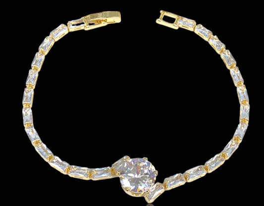 Gold Filled Midnight Sparkle Bracelet