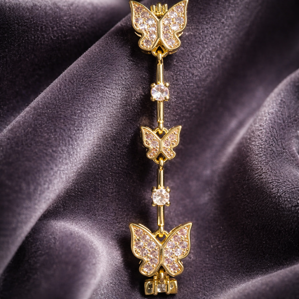 Butterfly Zirconia Bracelet